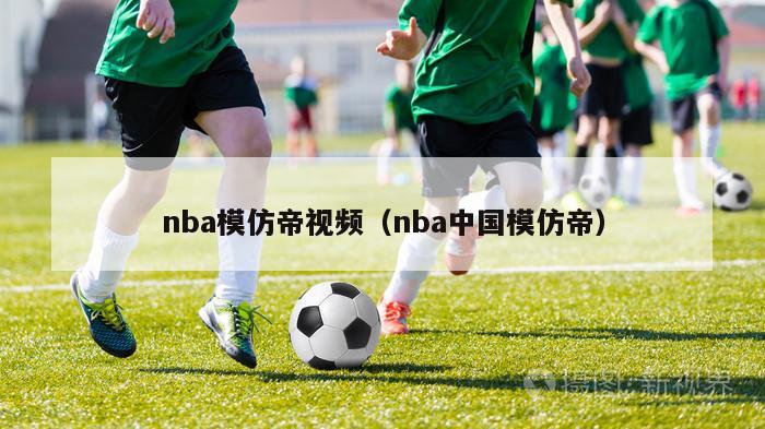 nba模仿帝视频（nba中国模仿帝）